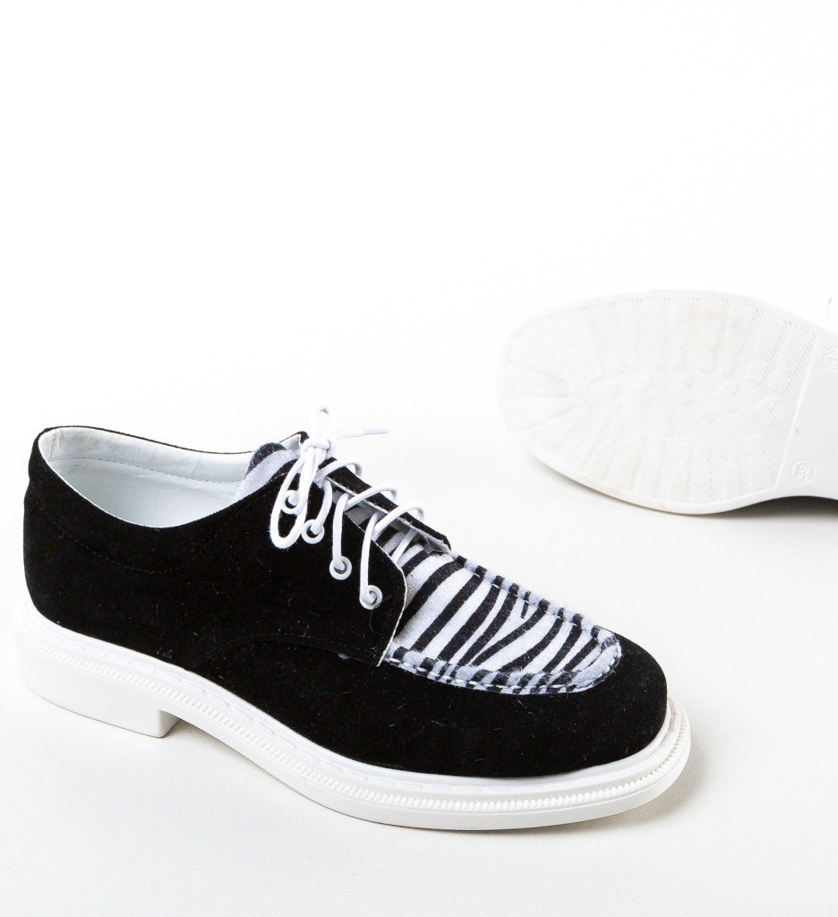Pantofi Casual Dama Kadamala Negri - Confort - imagine 5