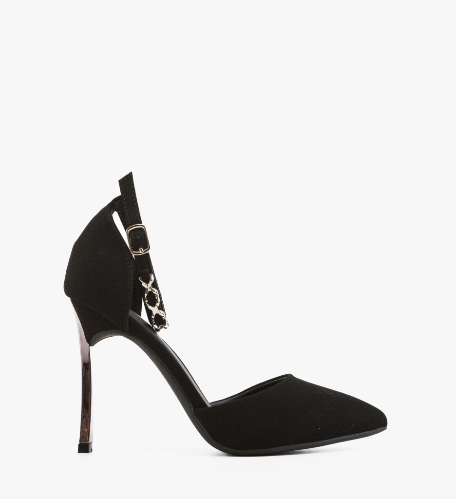 Pantofi dama Jajutra Negri cu toc eleganți - imagine 4