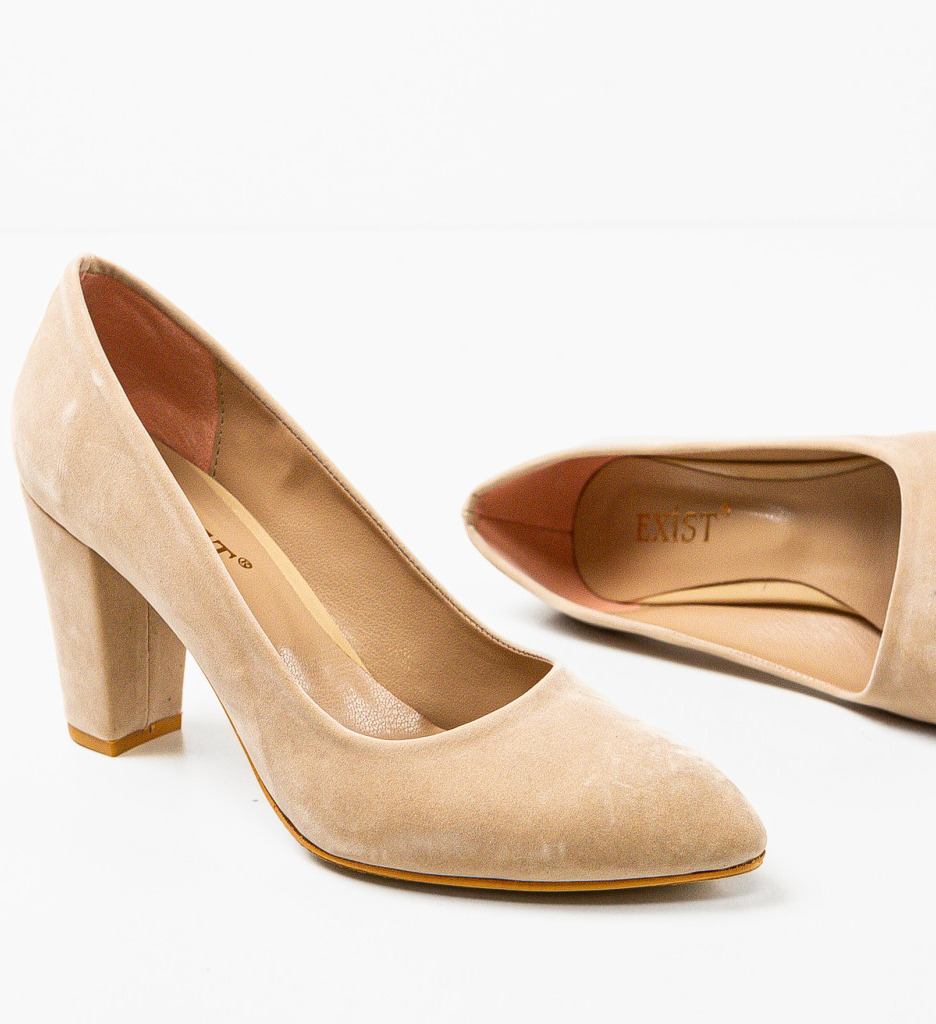 Pantofi Pomo Bej | Eleganță și Stil Versatil - imagine 4