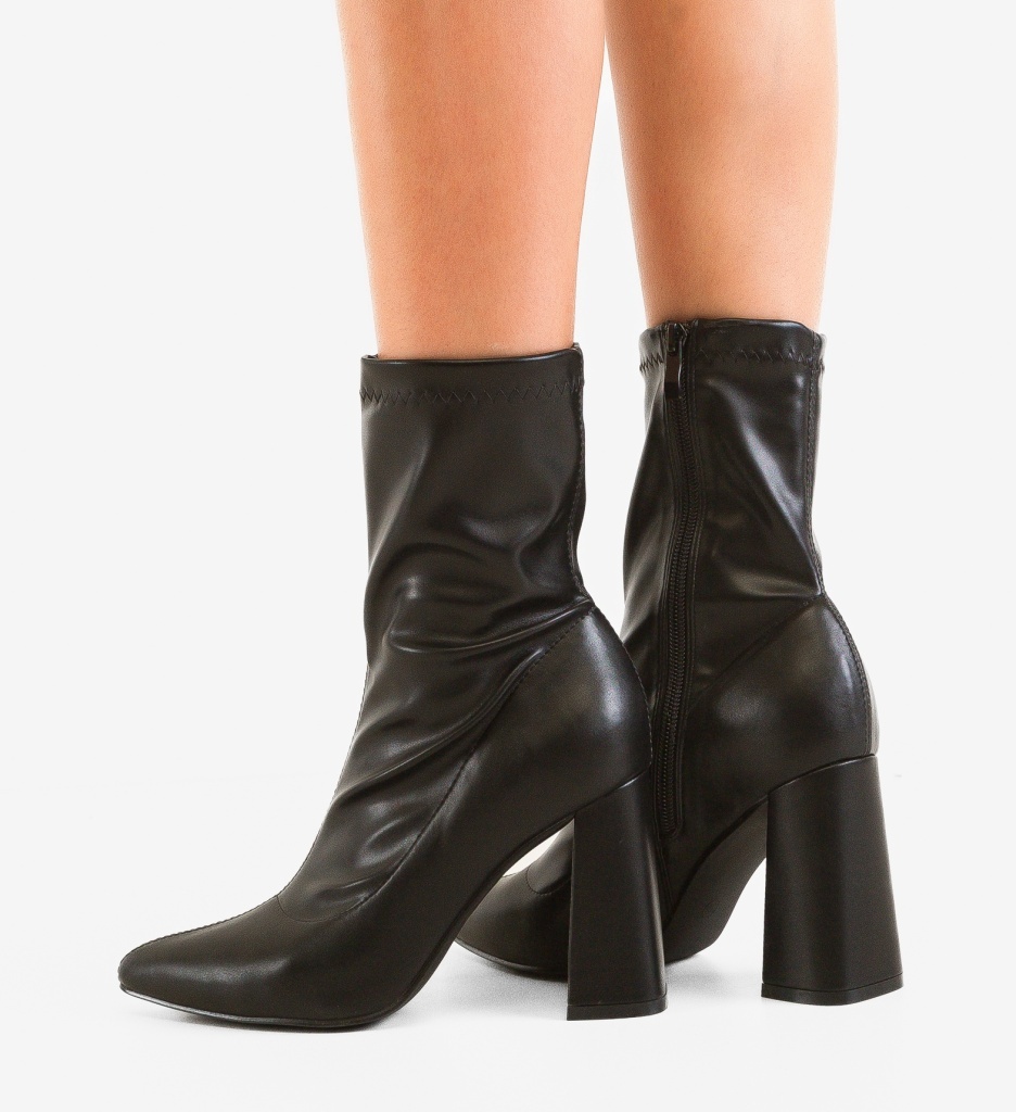 Botine Dama Lopedia Negre - Stil si Confort - imagine 7