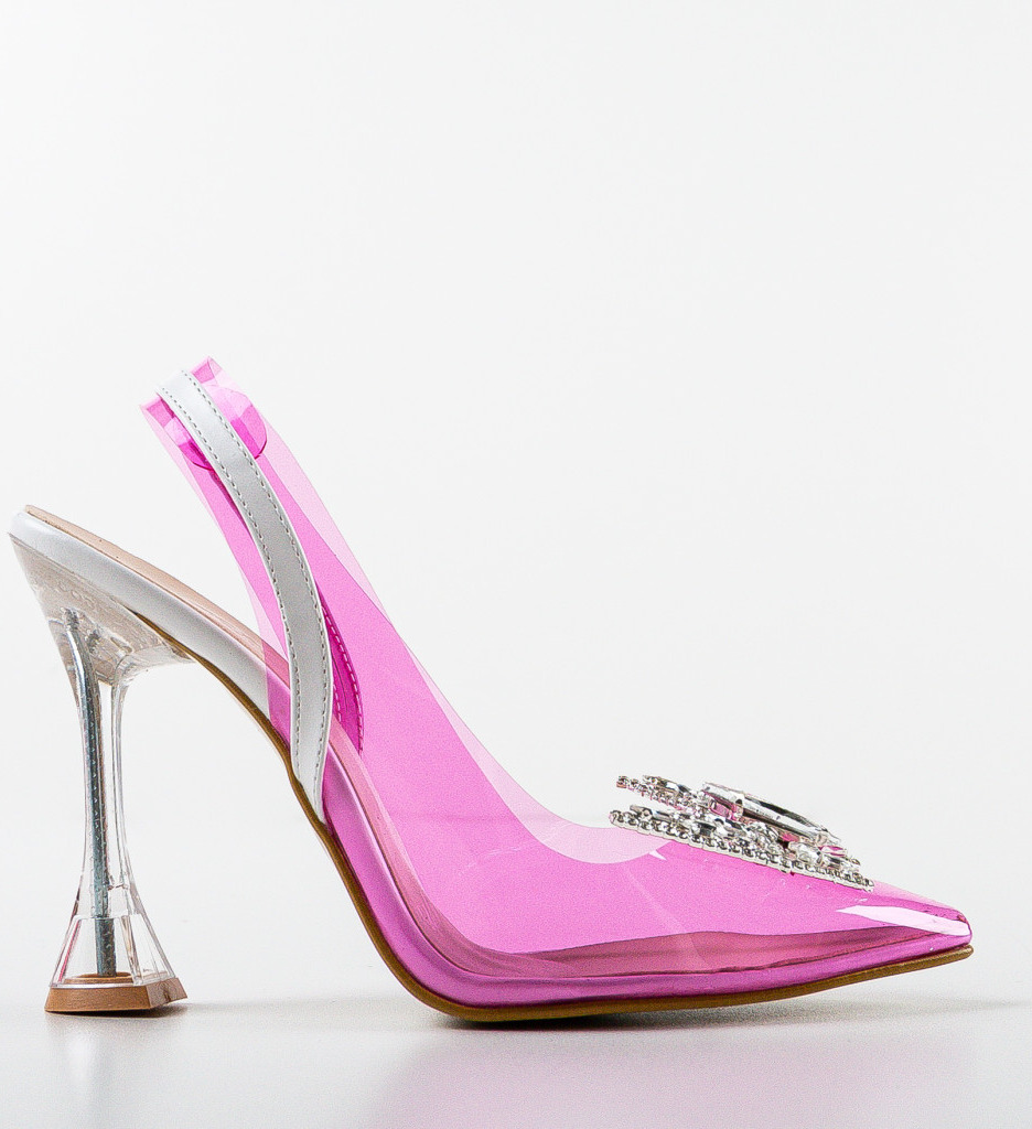Pantofi Eyfel Roz - Eleganță și Stil - imagine 5