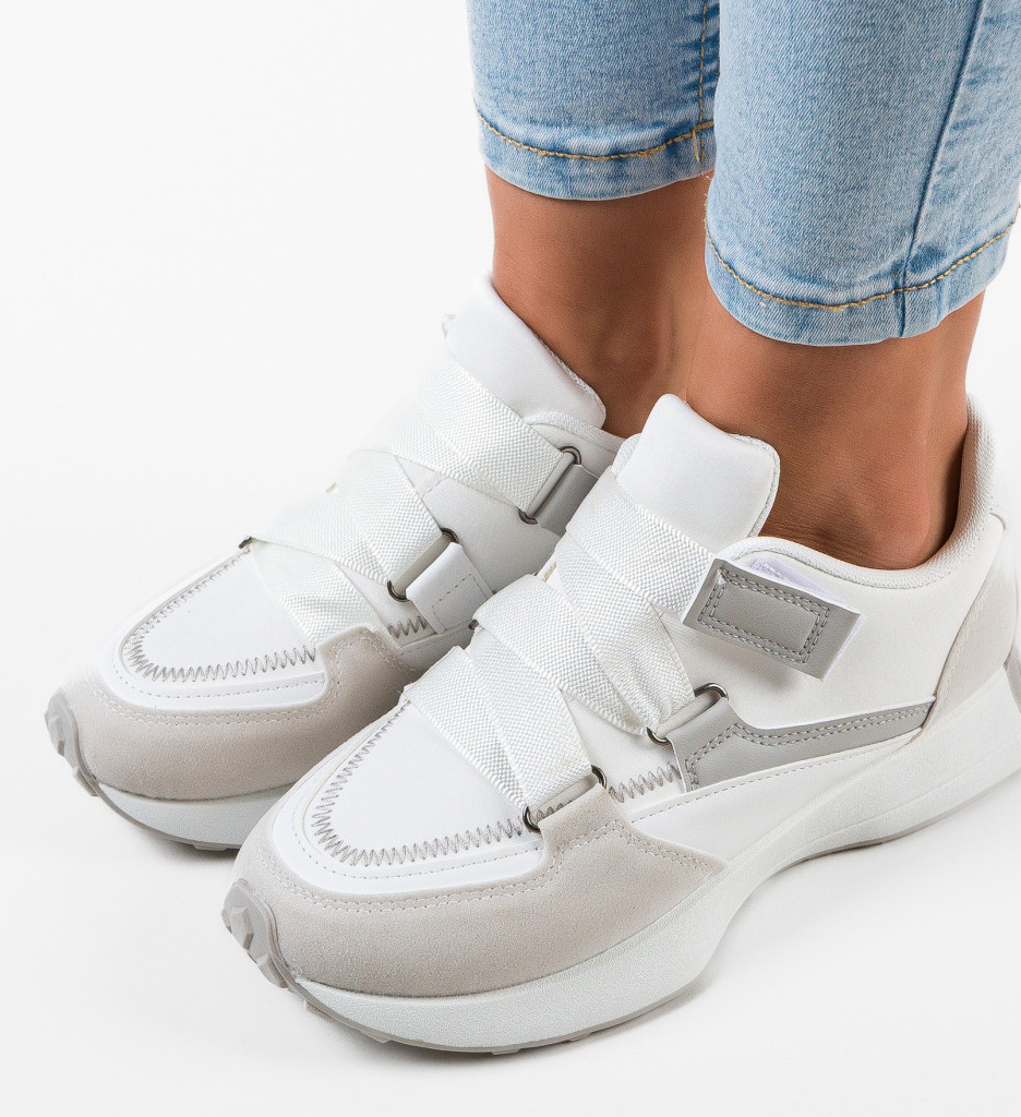Sneakers Dama Austin Gri - Confort și Stil - imagine 6