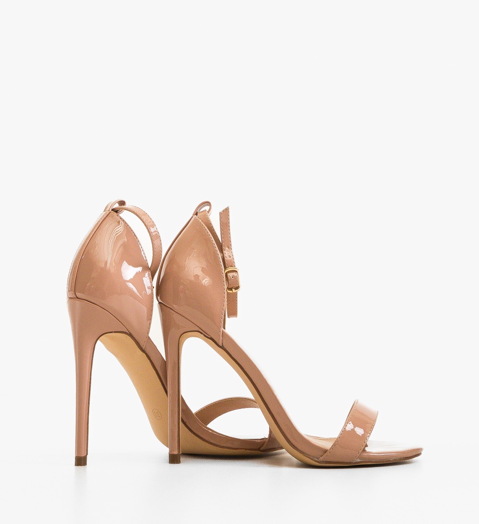 Sandale cu Toc Perfect Nude - Eleganță și Stil - imagine 4