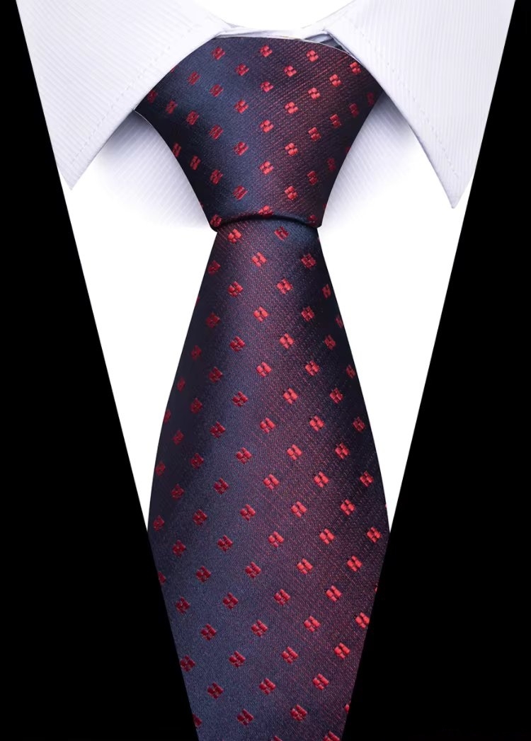 Cravată Picadili CR121 Albastru/Roșu Eleganță