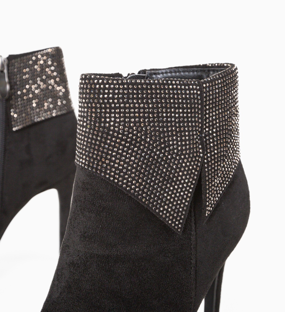 Botine Dama Emmerso Negre - Eleganță și Stil - imagine 8