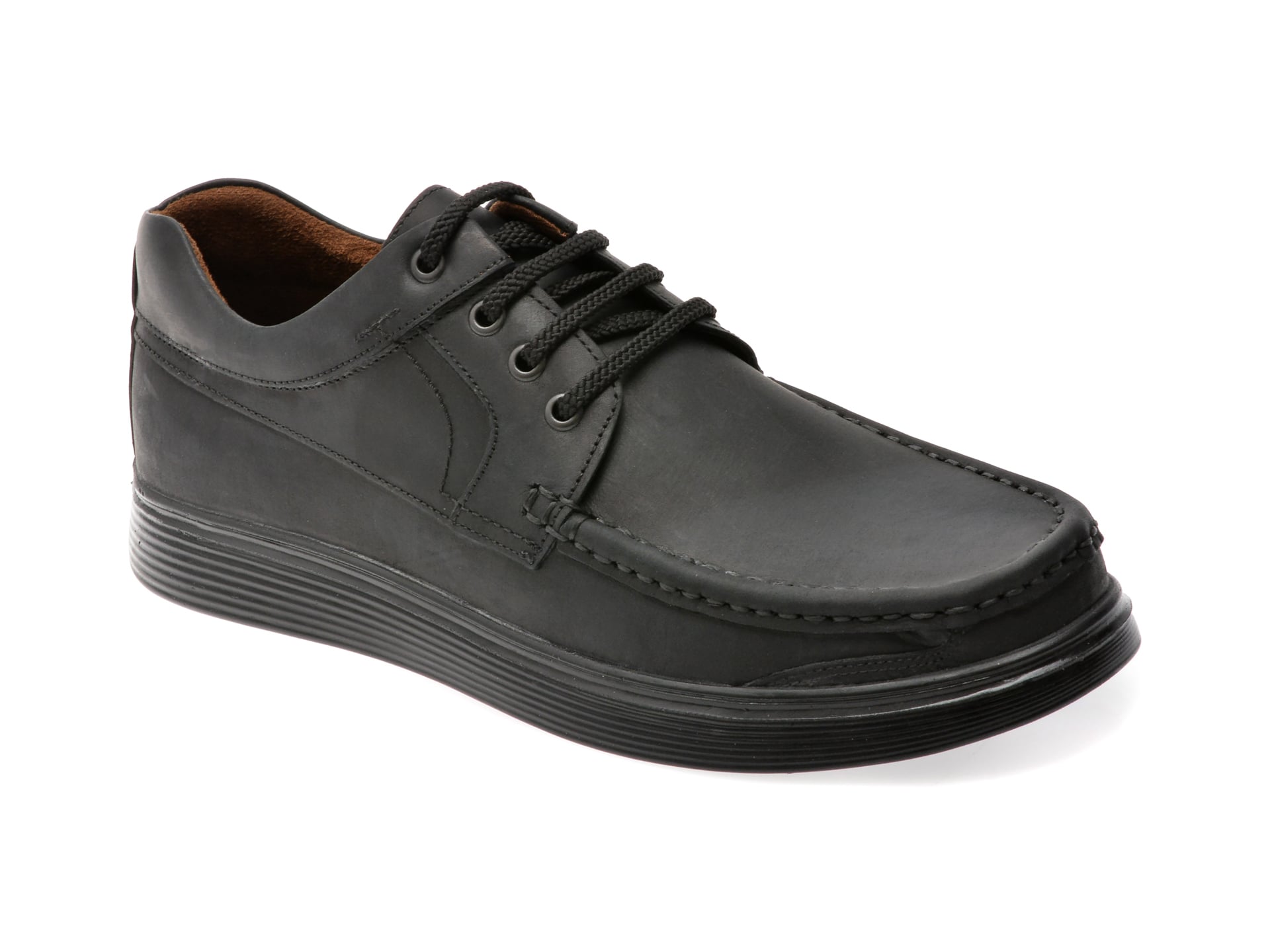Mocasini Bite the Bullet Negri din Piele Naturală