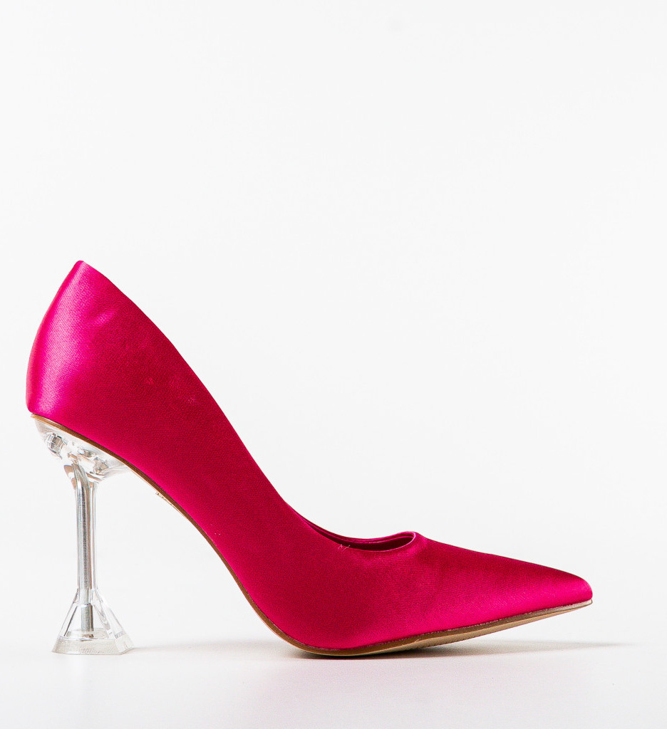Pantofi Luso Fuchsia cu Toc Eleganți - imagine 4