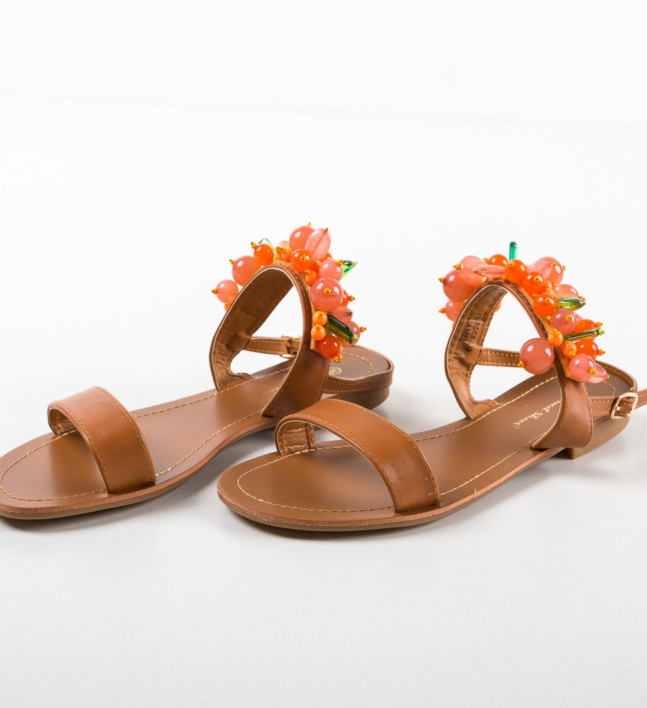 Sandale Dama Camel Joans - Stil și Confort - imagine 6