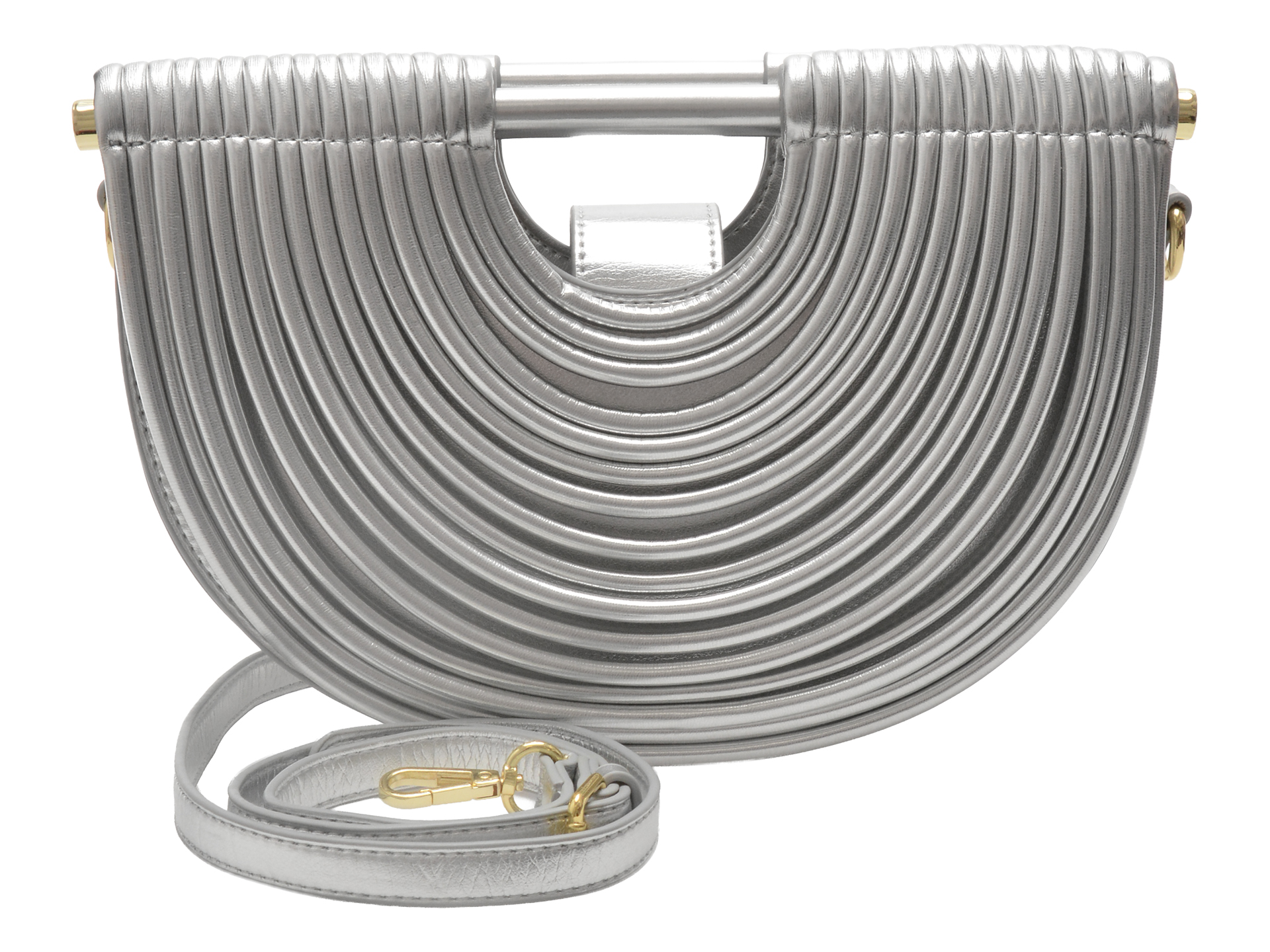 Geanta Epica Argintie Piele Ecologica NF011