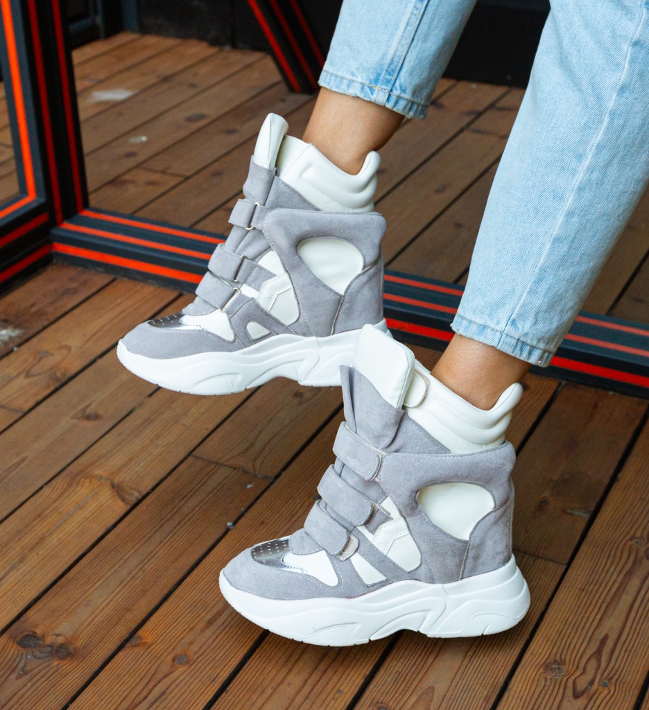 Sneakers dama Marran Albi - Confort și Stil - imagine 4