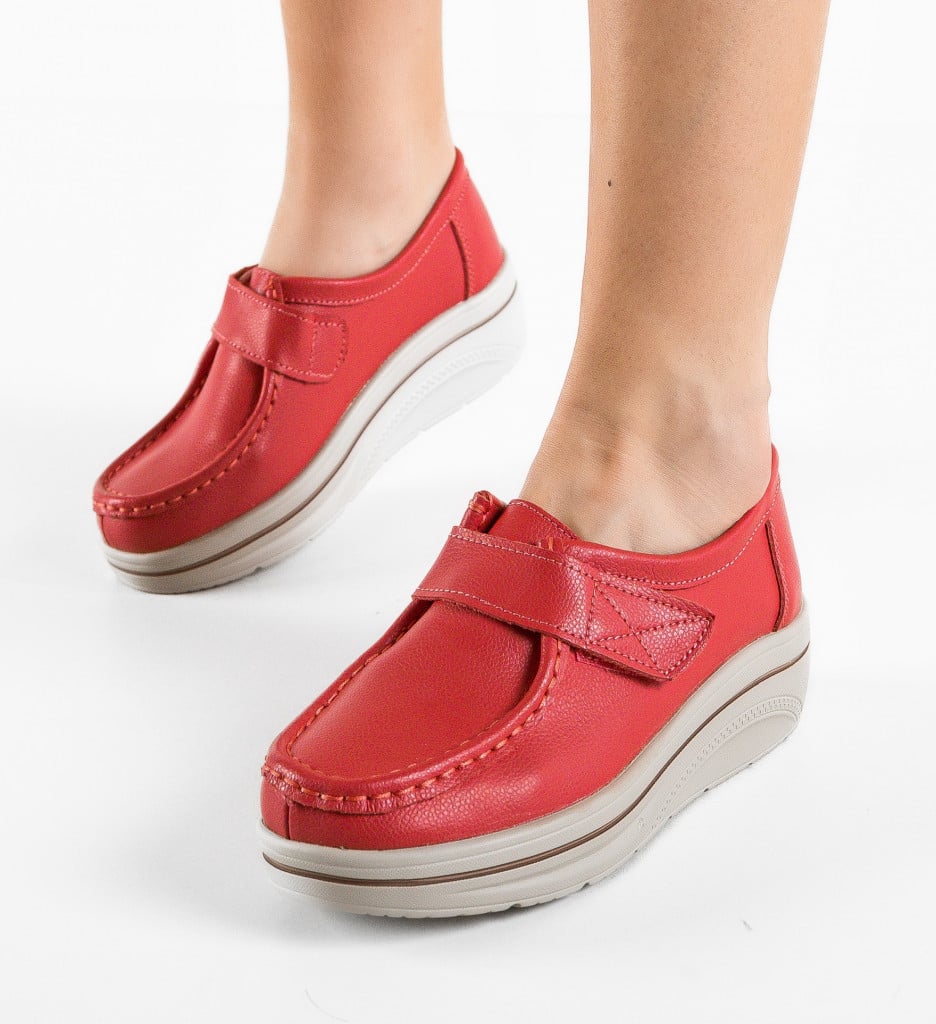 Pantofi Casual Liandrin Rosii - Stil și Confort - imagine 6