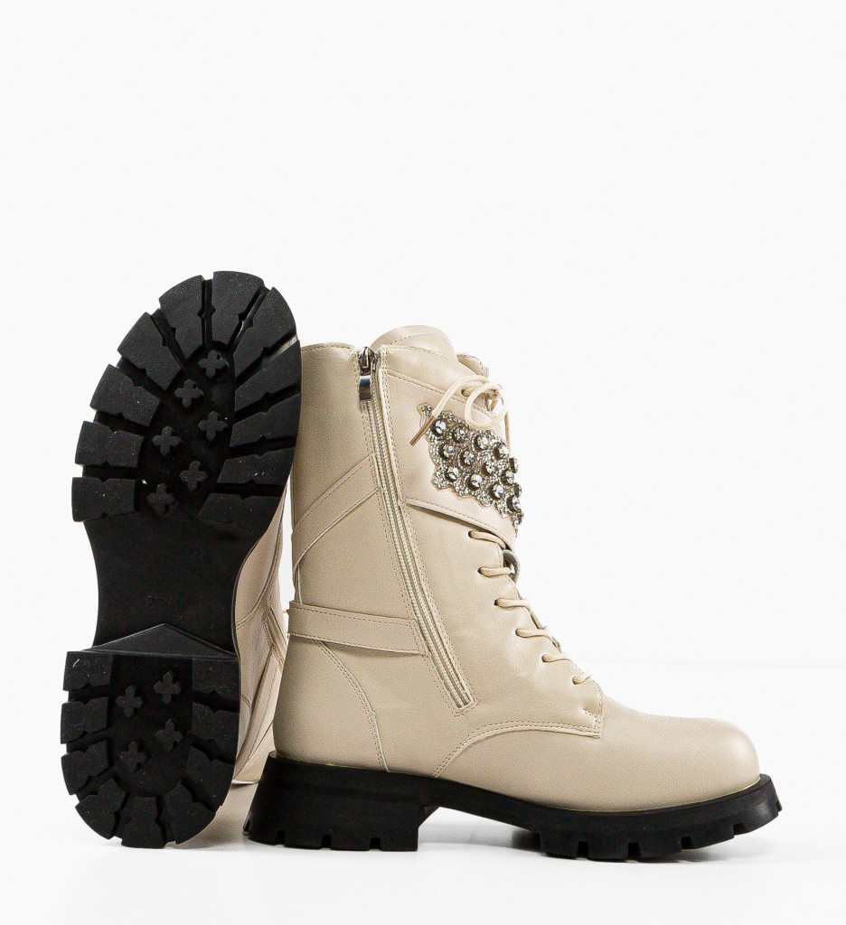 Ghete Dama Lakeras Bej - Confort și Stil - imagine 5