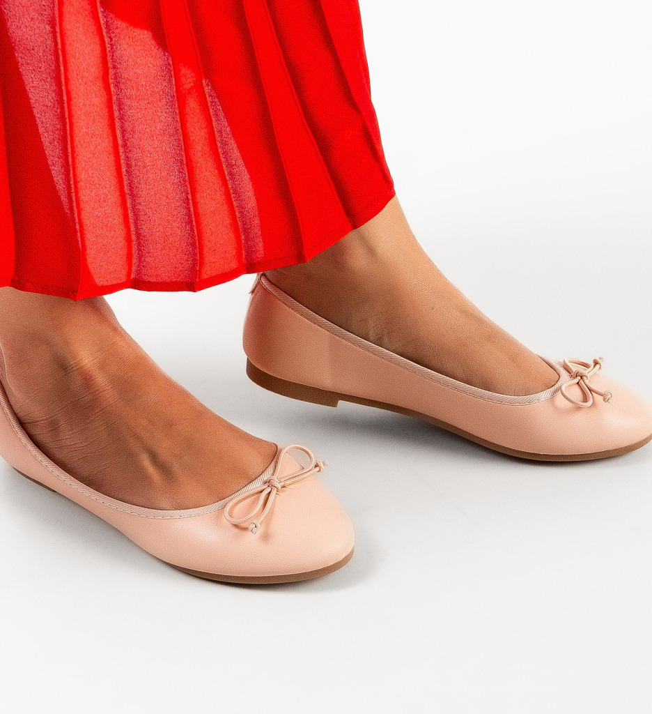 Balerini Dama Singh Roz - Confort Casual Elegant - imagine 3