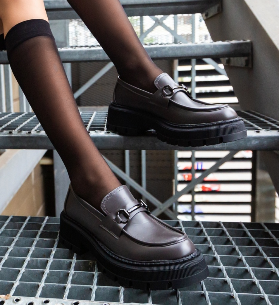 Pantofi Casual Jung Gri - Confort și Stil Zilnic