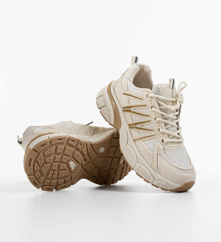 Sneakers Dama Vyvozkam Bej | Confort & Stil - imagine 7
