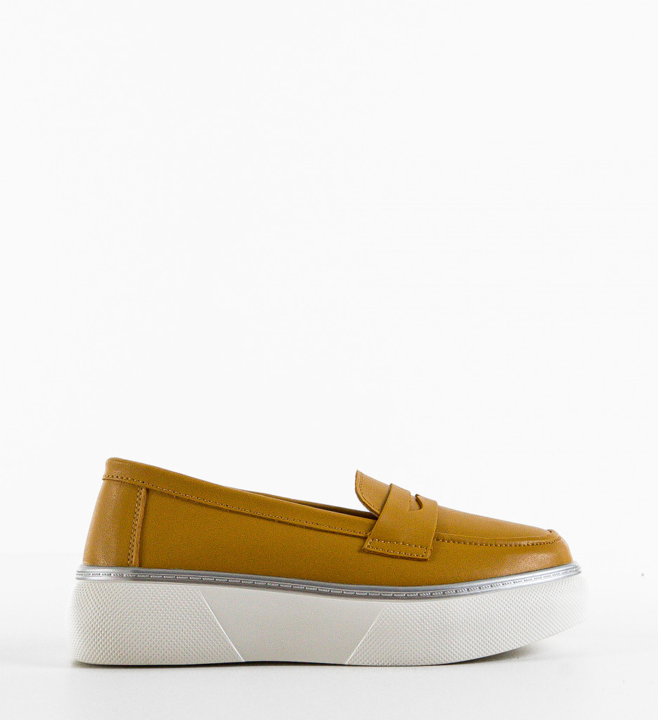 Pantofi Casual Prossy Galbeni - Confort & Stil - imagine 4