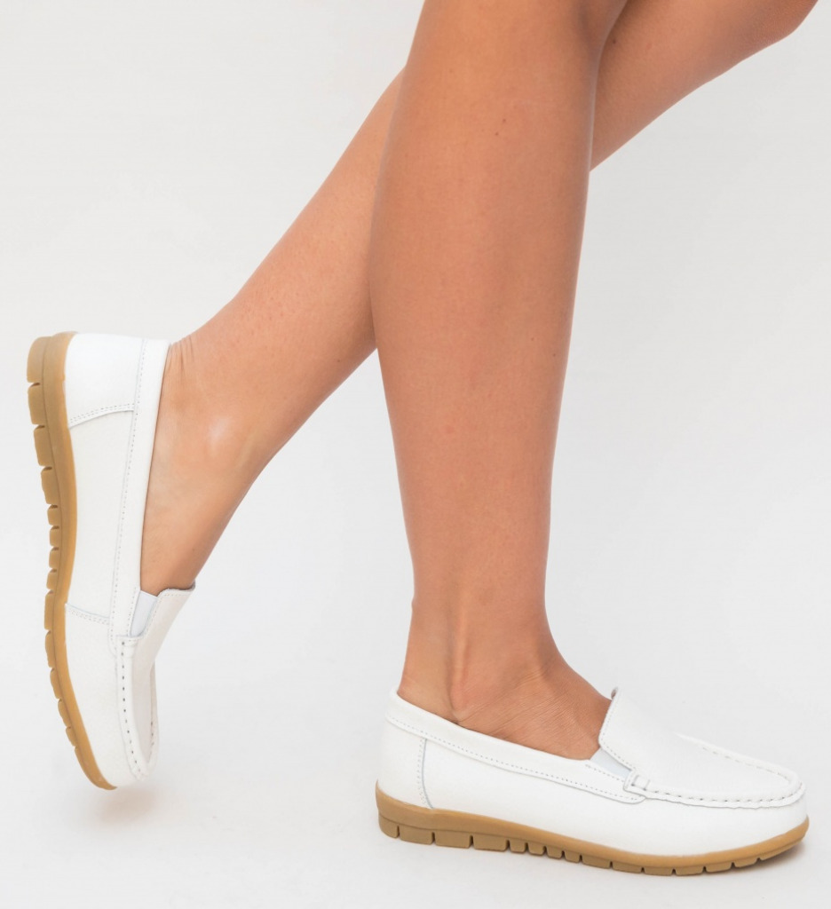 Pantofi Casual Kives Albi | Confort și Stil - imagine 3