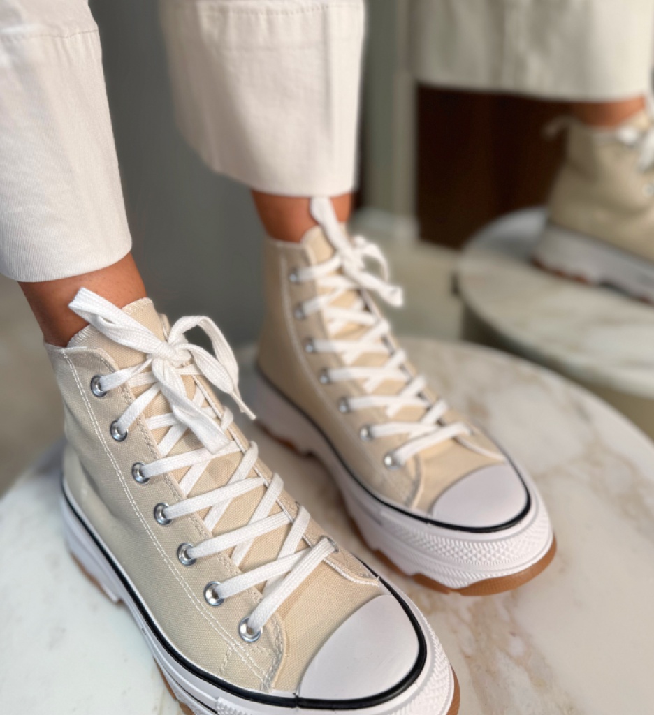 Sneakers Fedaz Khaki Dama - Confort & Stil - imagine 4