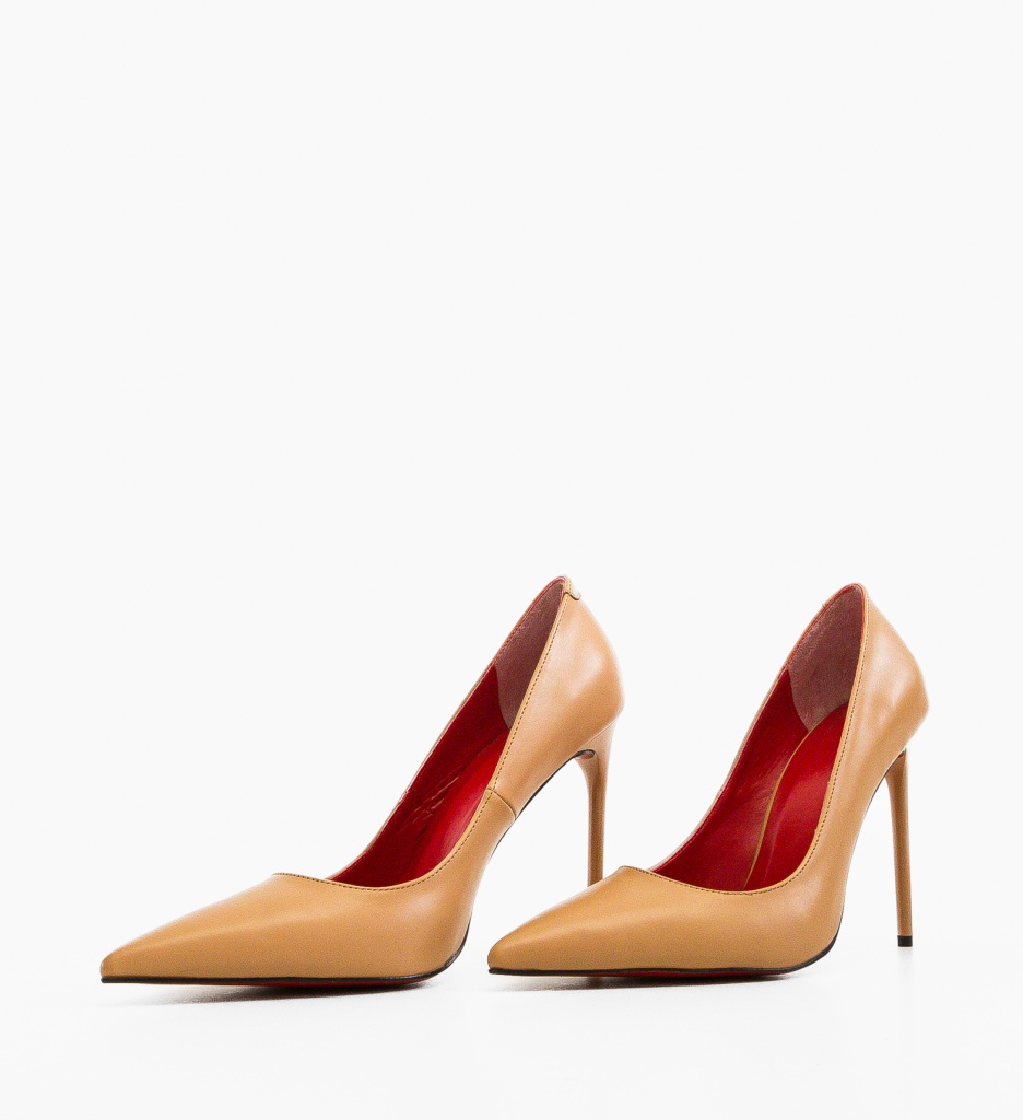 Pantofi Butyn Bej Depurtat - Eleganță Modernă - imagine 6