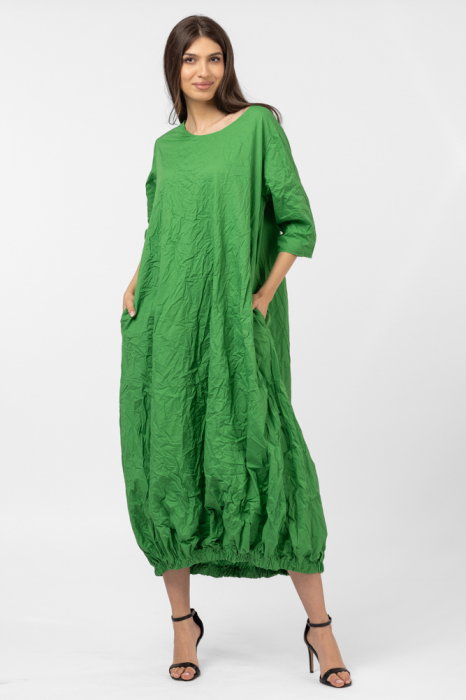 Rochie lunga gogosar verde Shopika