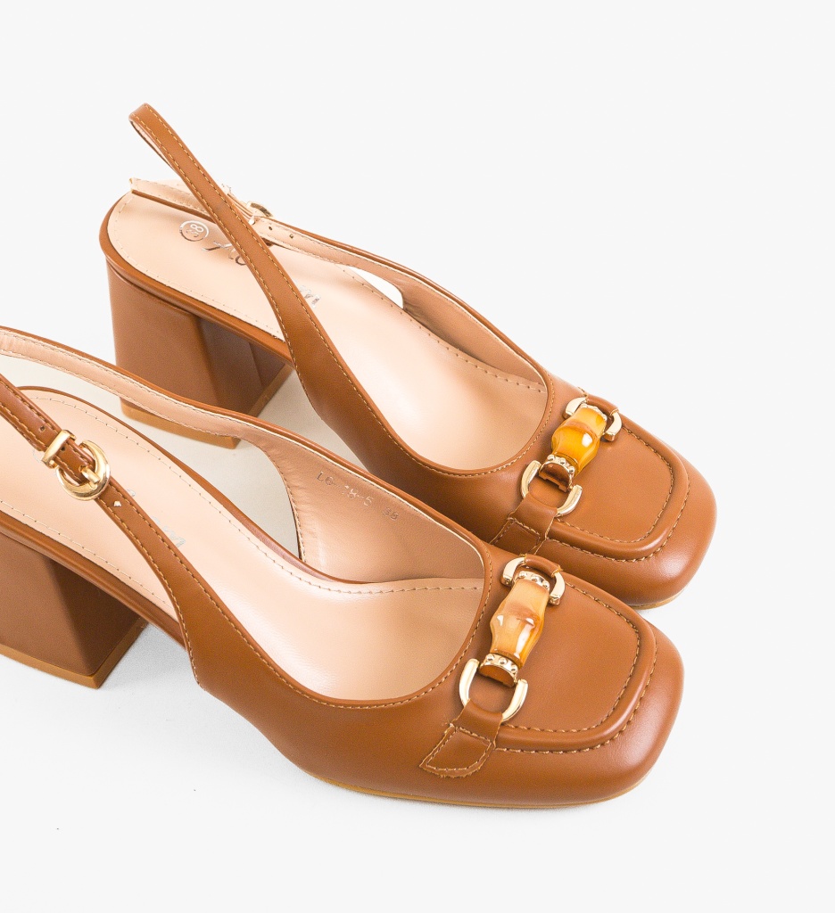 Pantofi Nasee Camel - Eleganță și Stil - imagine 6