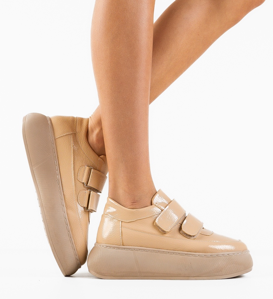 Pantofi Casual Mernera Bej - Confort și Stil
