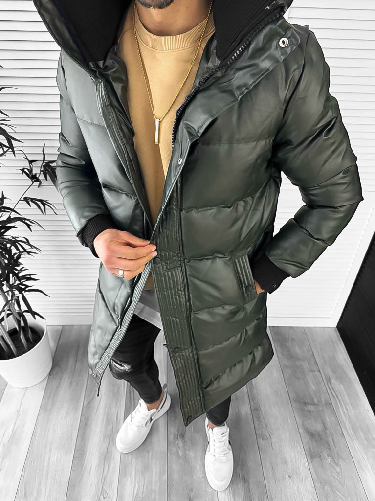 Geaca Bărbați Kaki Iarna Groasă 9020