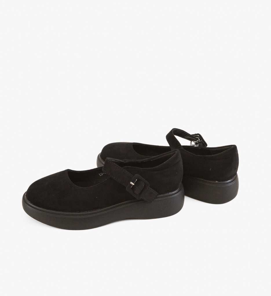 Pantofi Eowin Negri | Stil Casual Confortabil - imagine 5