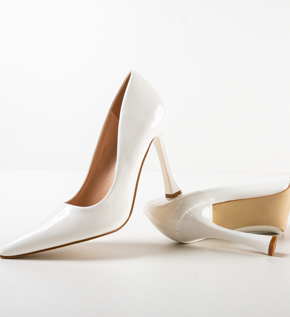 Pantofi Lindo Albi cu Toc - Eleganță și Stil - imagine 7