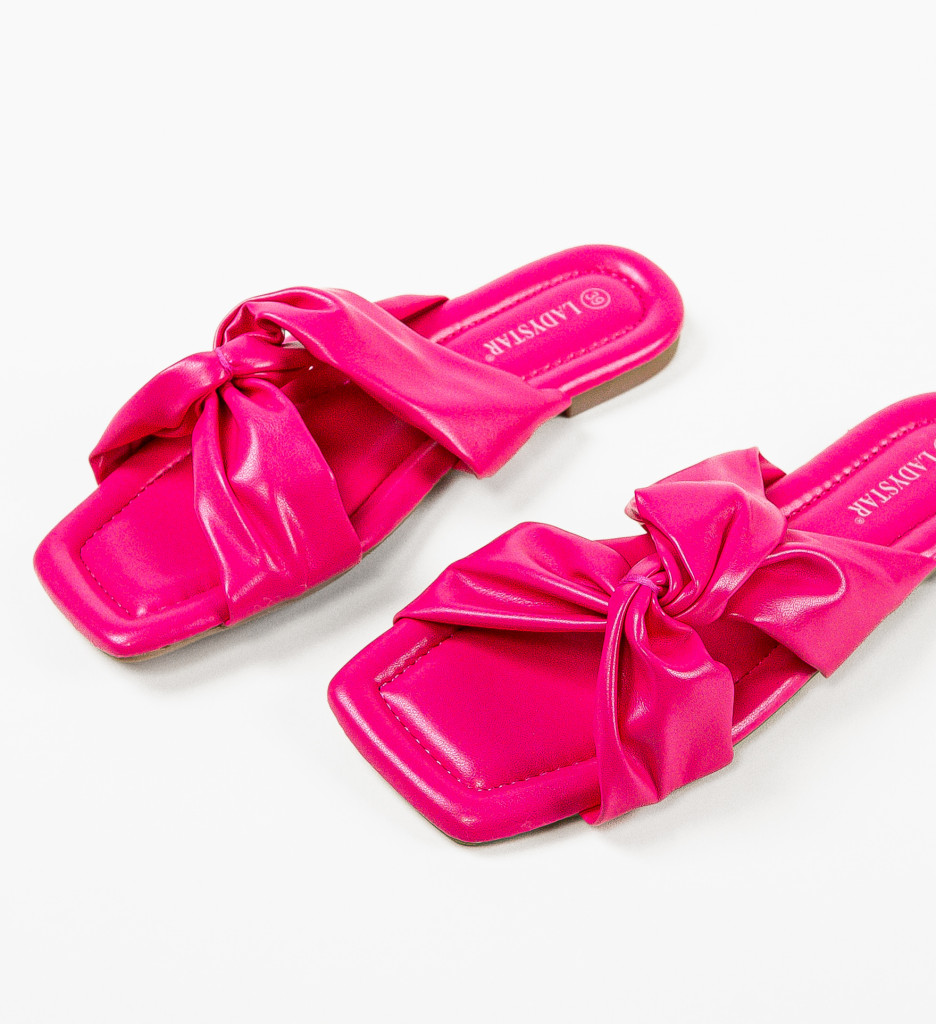 Papuci Dama Athena Fuchsia - Eleganță și Confort - imagine 4