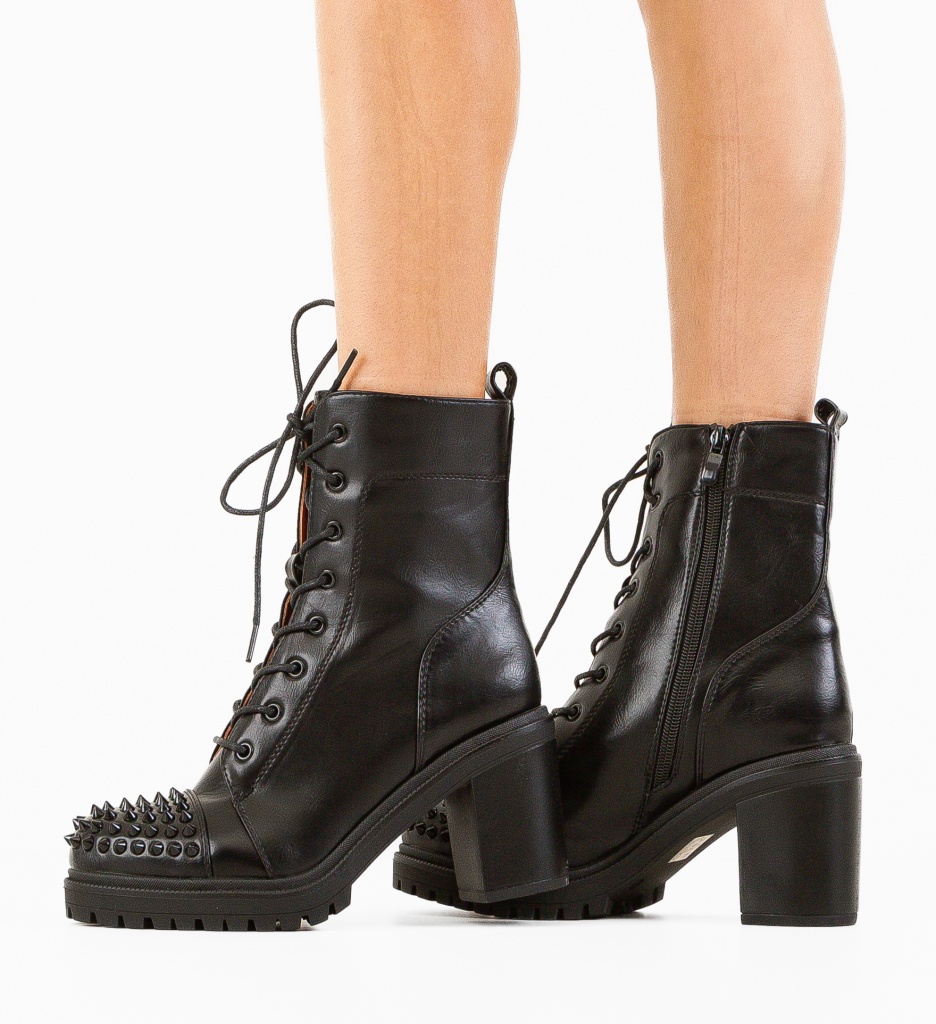Botine Coelho Negre | Eleganță și Confort - imagine 2