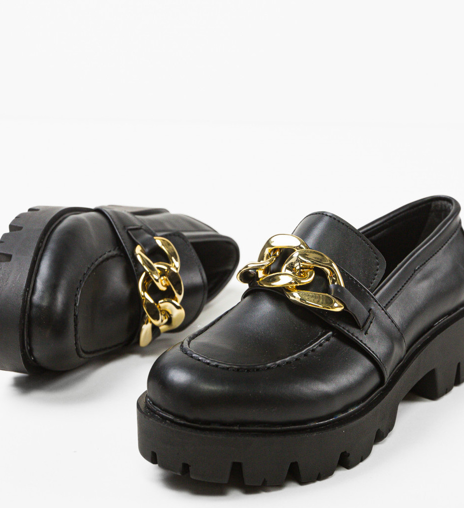 Pantofi Casual Gely Negri | Confort și Stil - imagine 5
