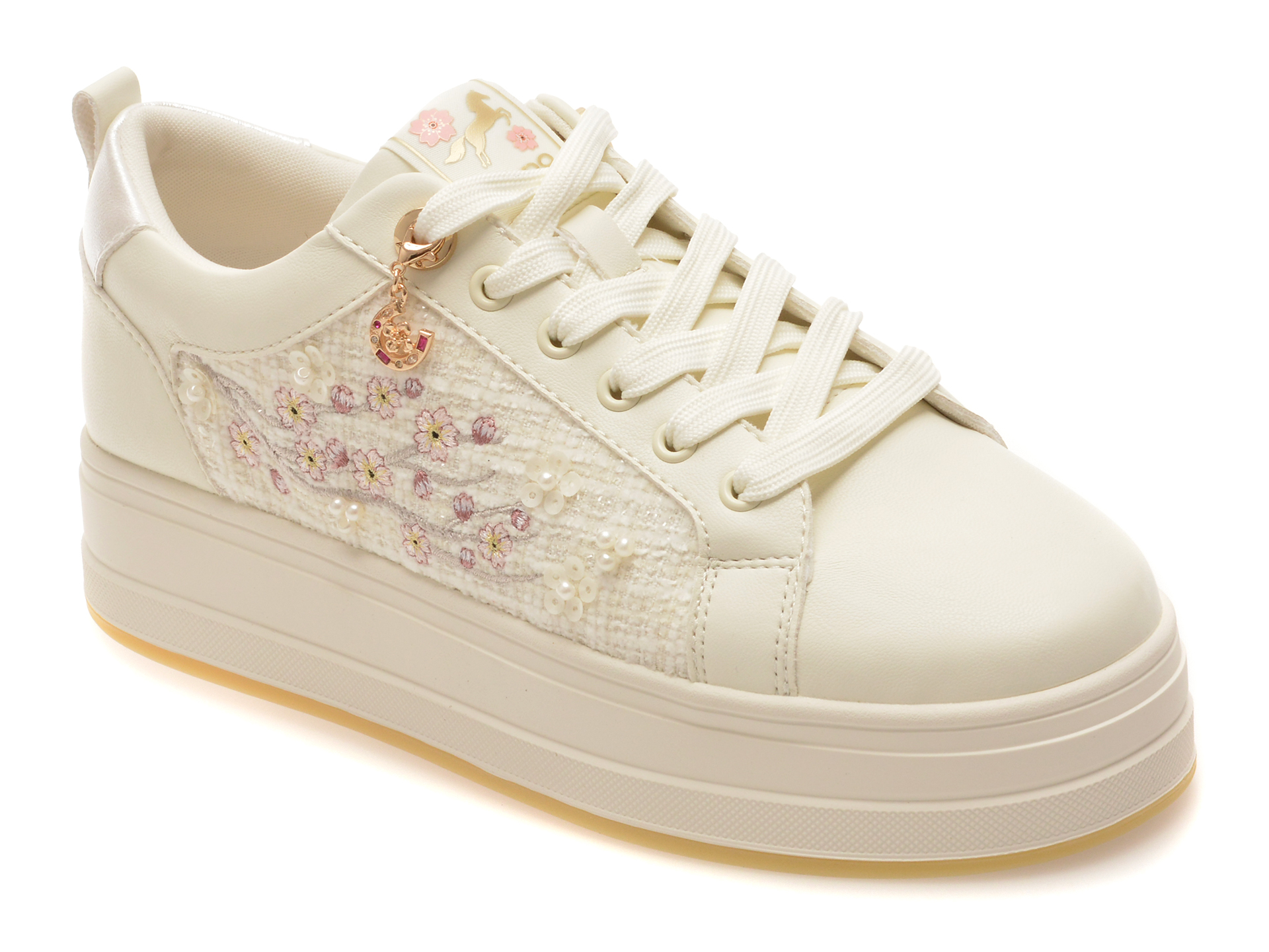 Pantofi Sport ALDO DERISSI 116 Albi Piele Ecologică