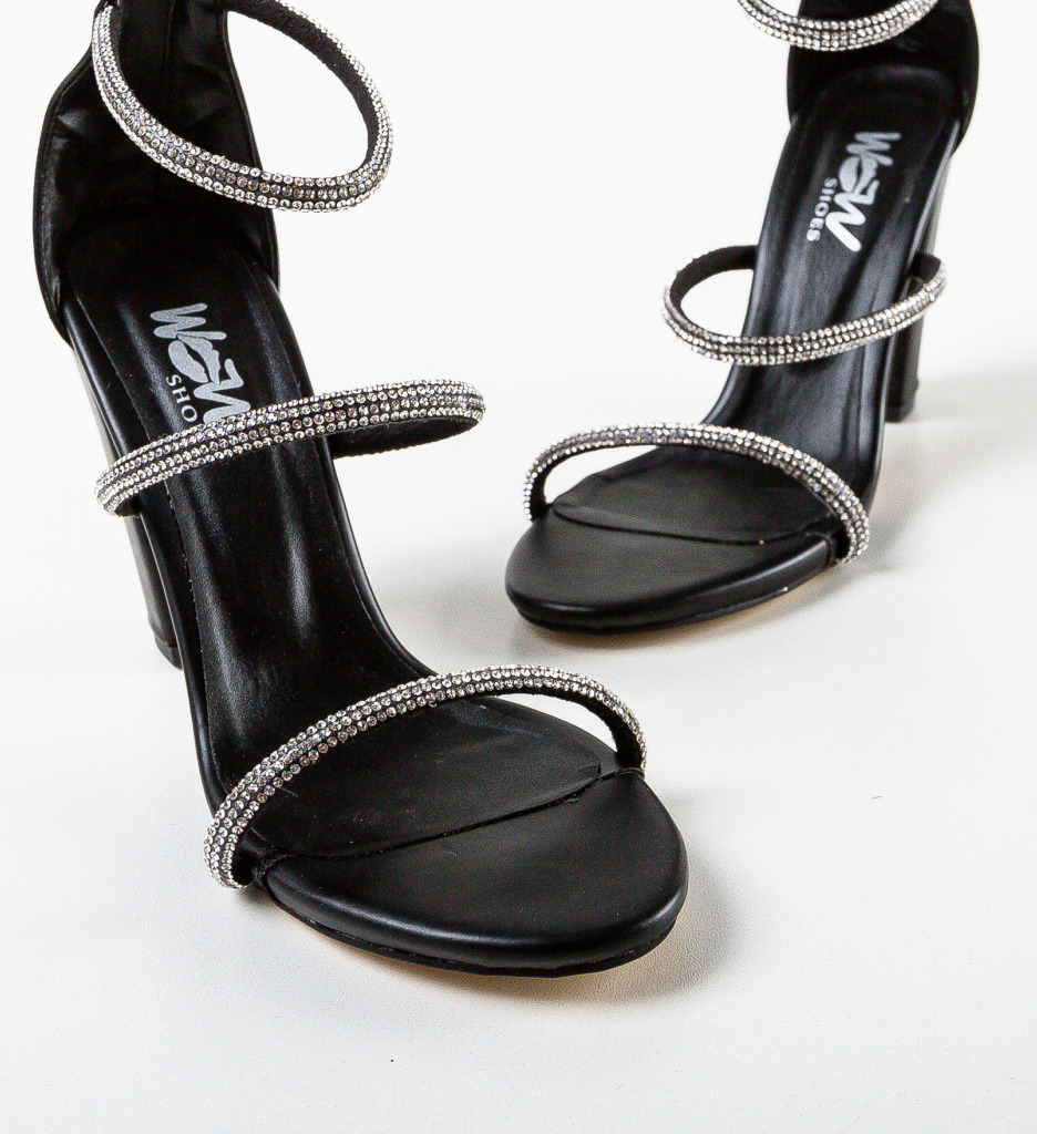 Sandale Uiska Negre - Eleganță și Stil - imagine 6