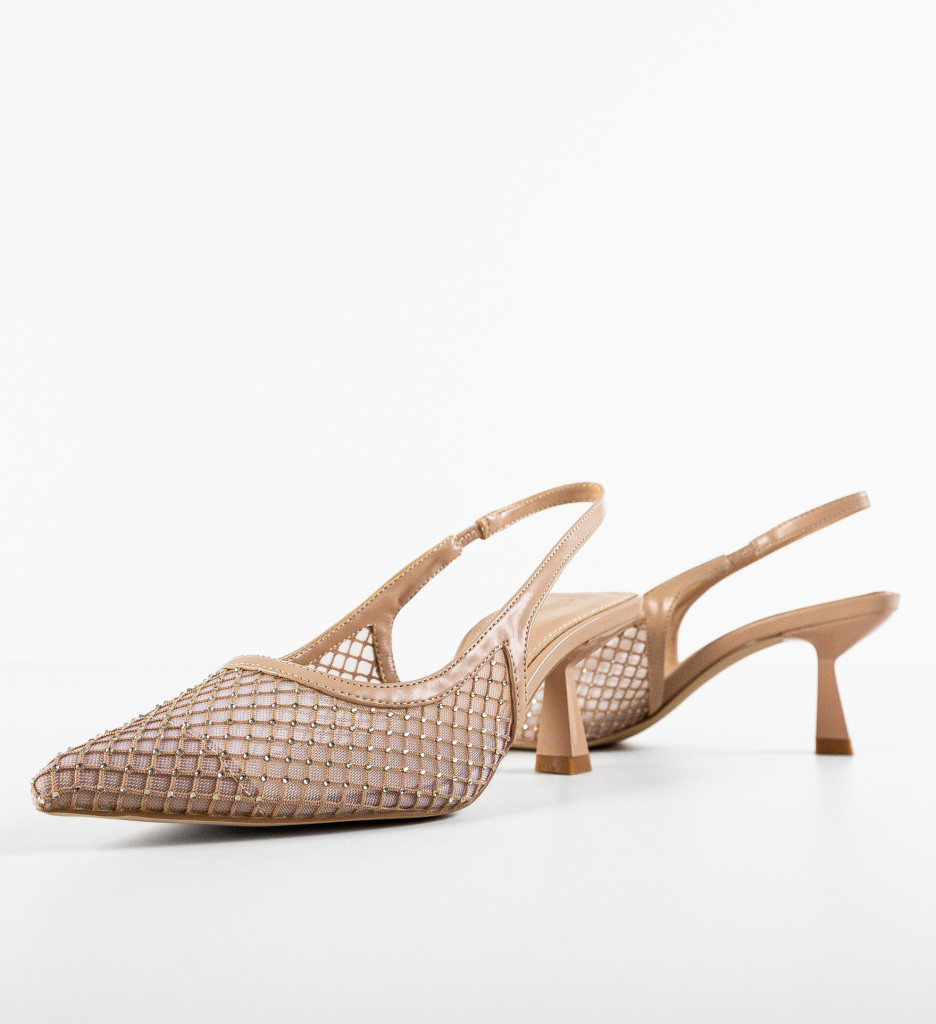 Pantofi Dama Albedo Nude - Eleganță și Stil - imagine 6