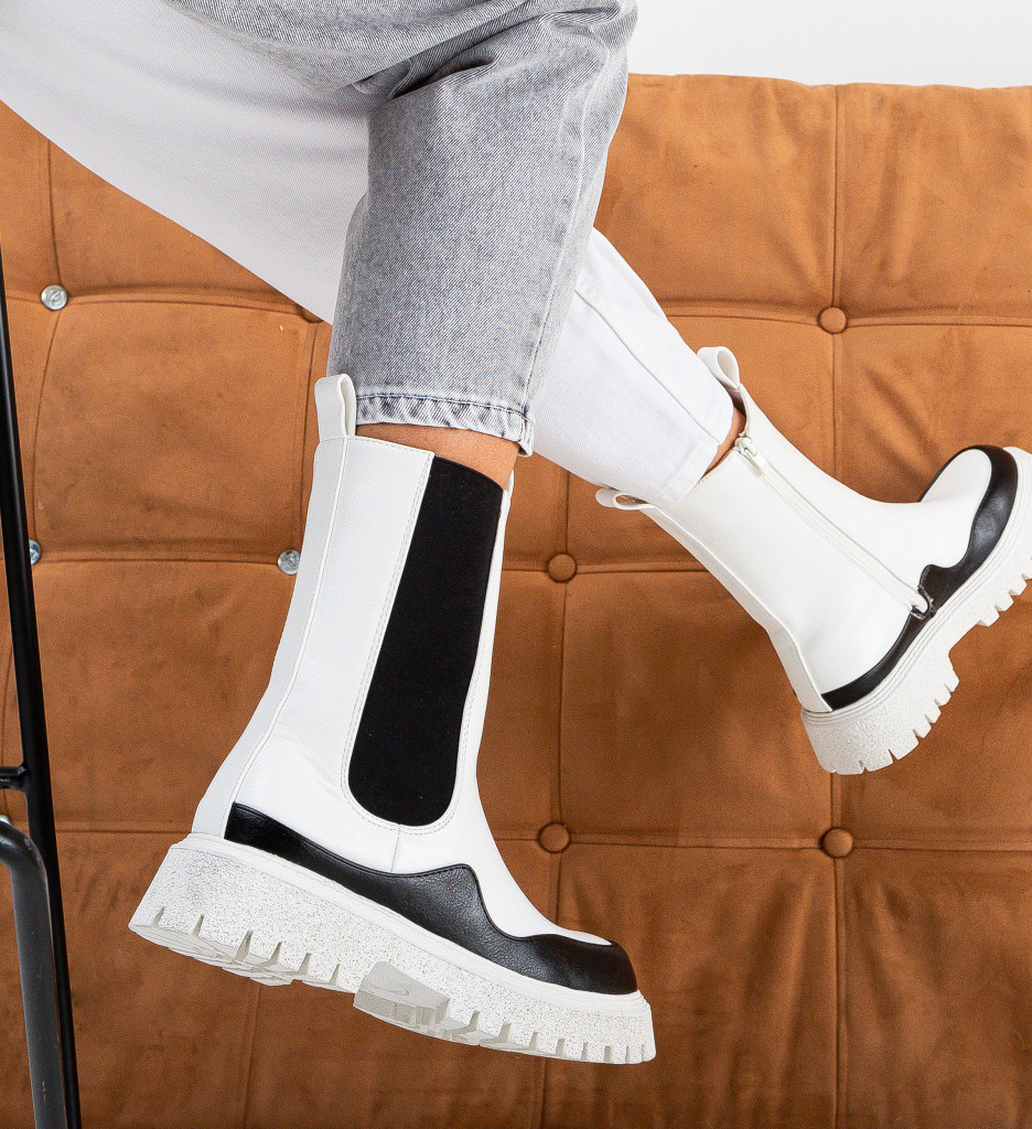 Ghete Dunkley Albe | Stil & Confort - imagine 2