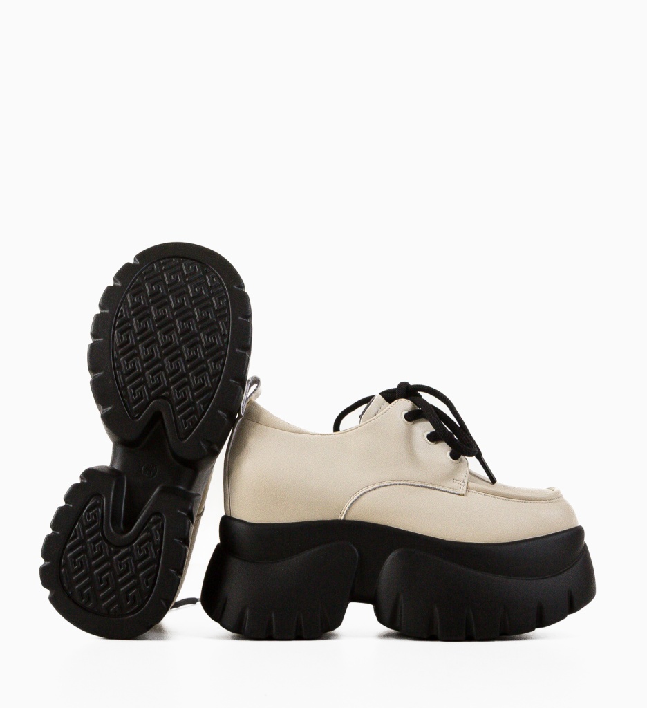 Pantofi Casual Sajna Bej | Confort și Stil - imagine 6