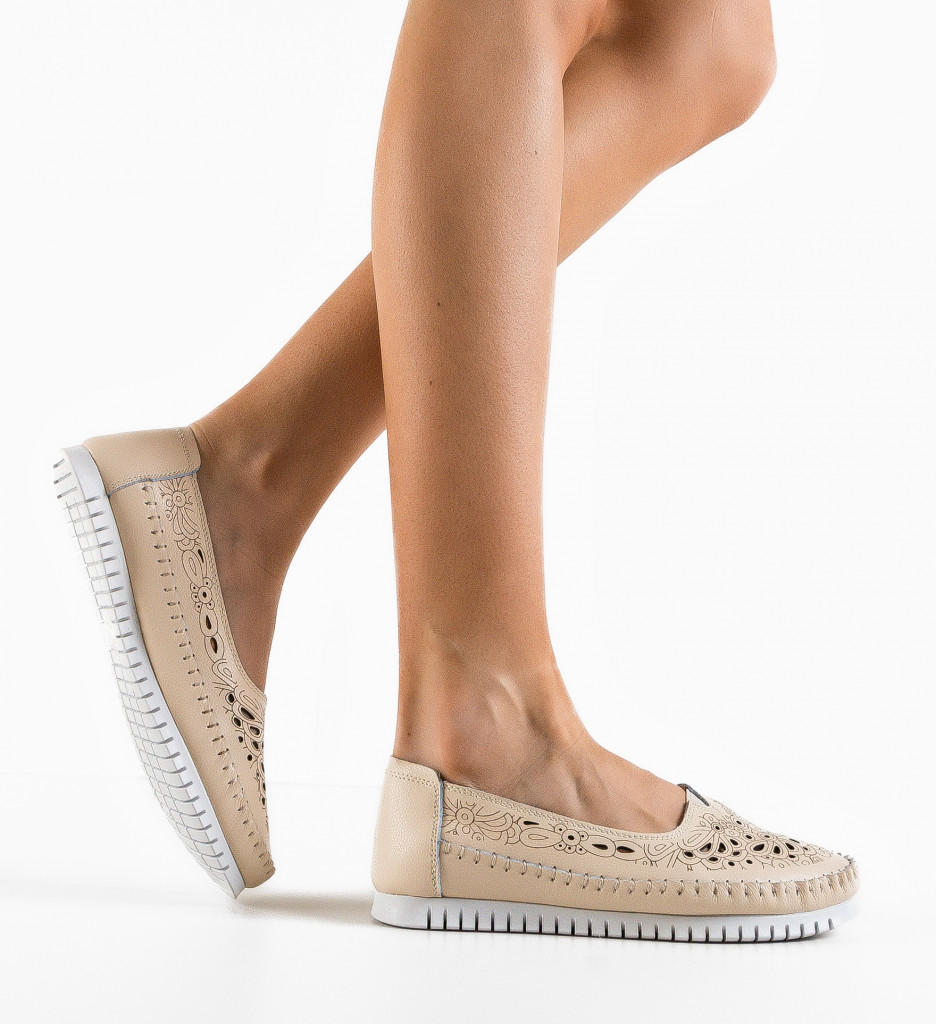 Pantofi Casual Fytay Bej - Confort și Stil - imagine 3