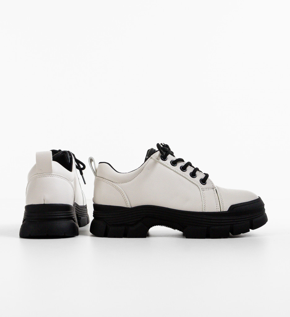 Pantofi Tillie Albi | Confort și Stil Casual - imagine 5