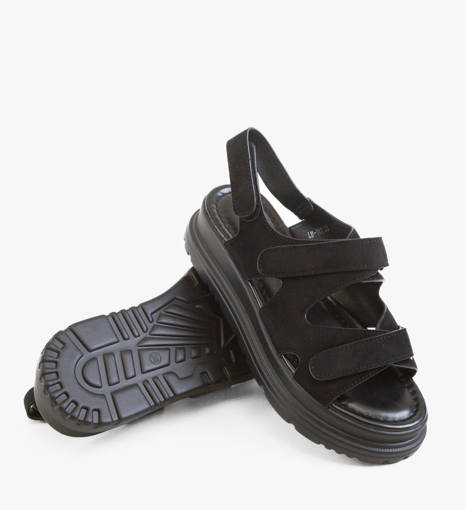 Sandale Dama Derya Negre Elegante - imagine 3