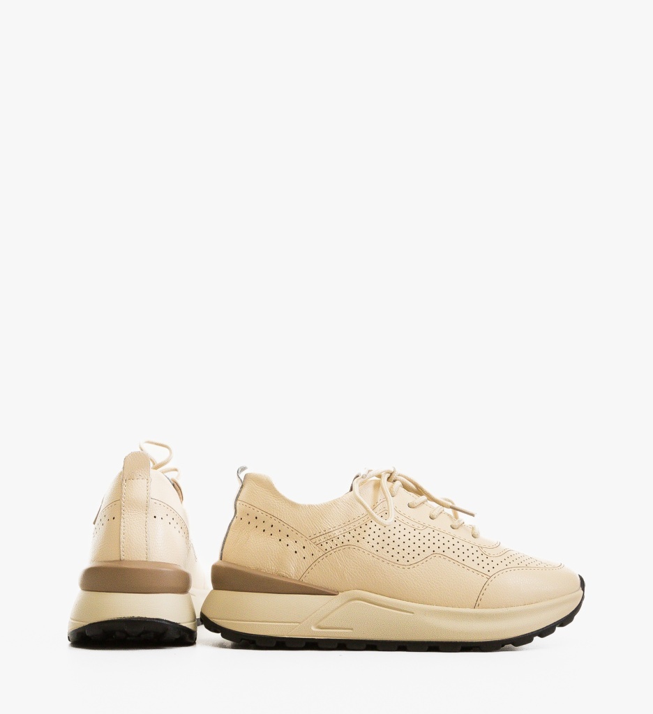 Sneakers Tuyaa Bej | Confort Urban - imagine 3