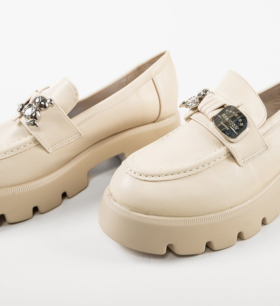 Pantofi Ashweather Casual Confort Bej - imagine 13