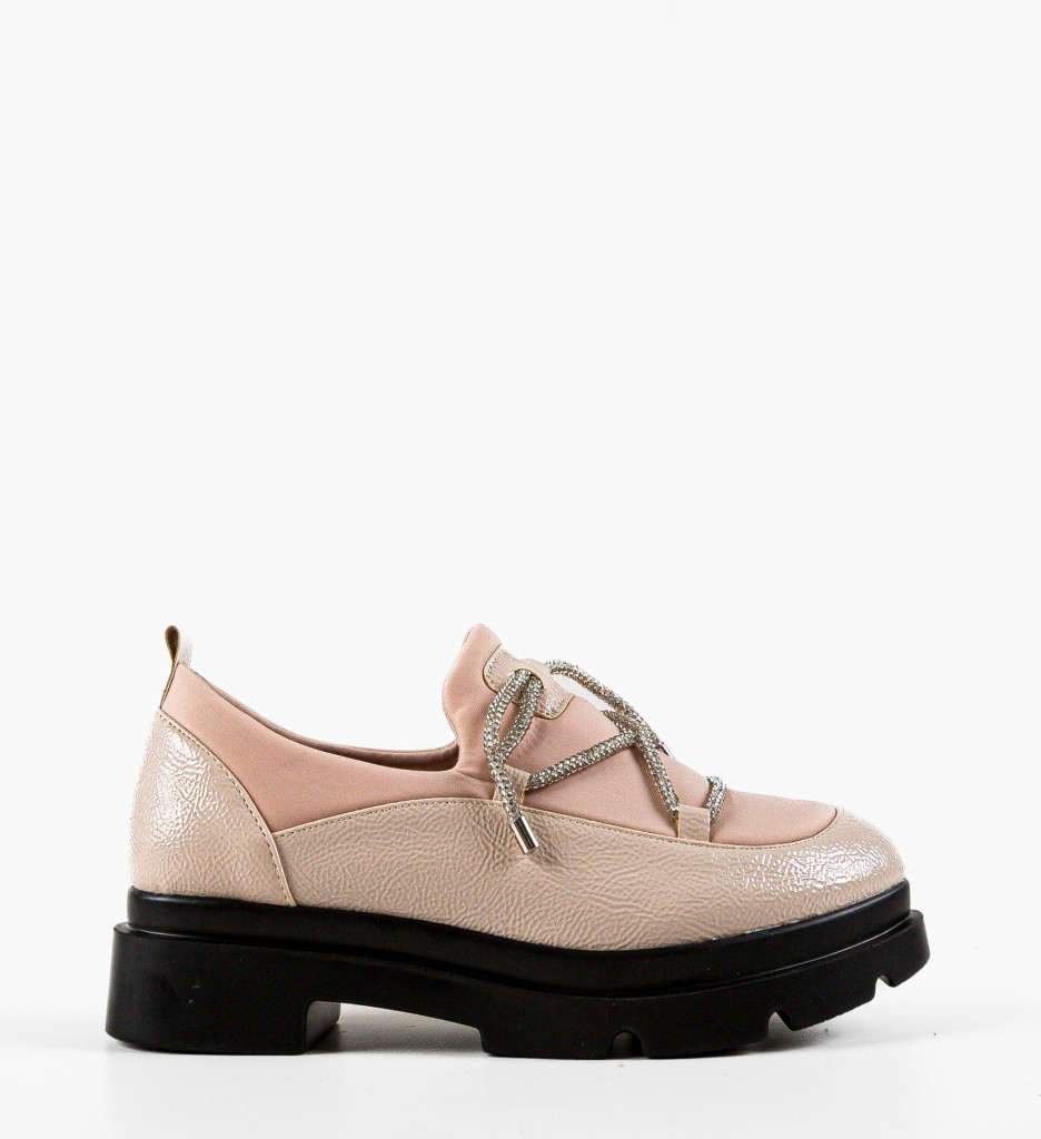 Pantofi Casual Dama Bej - Confort și Stil - imagine 4