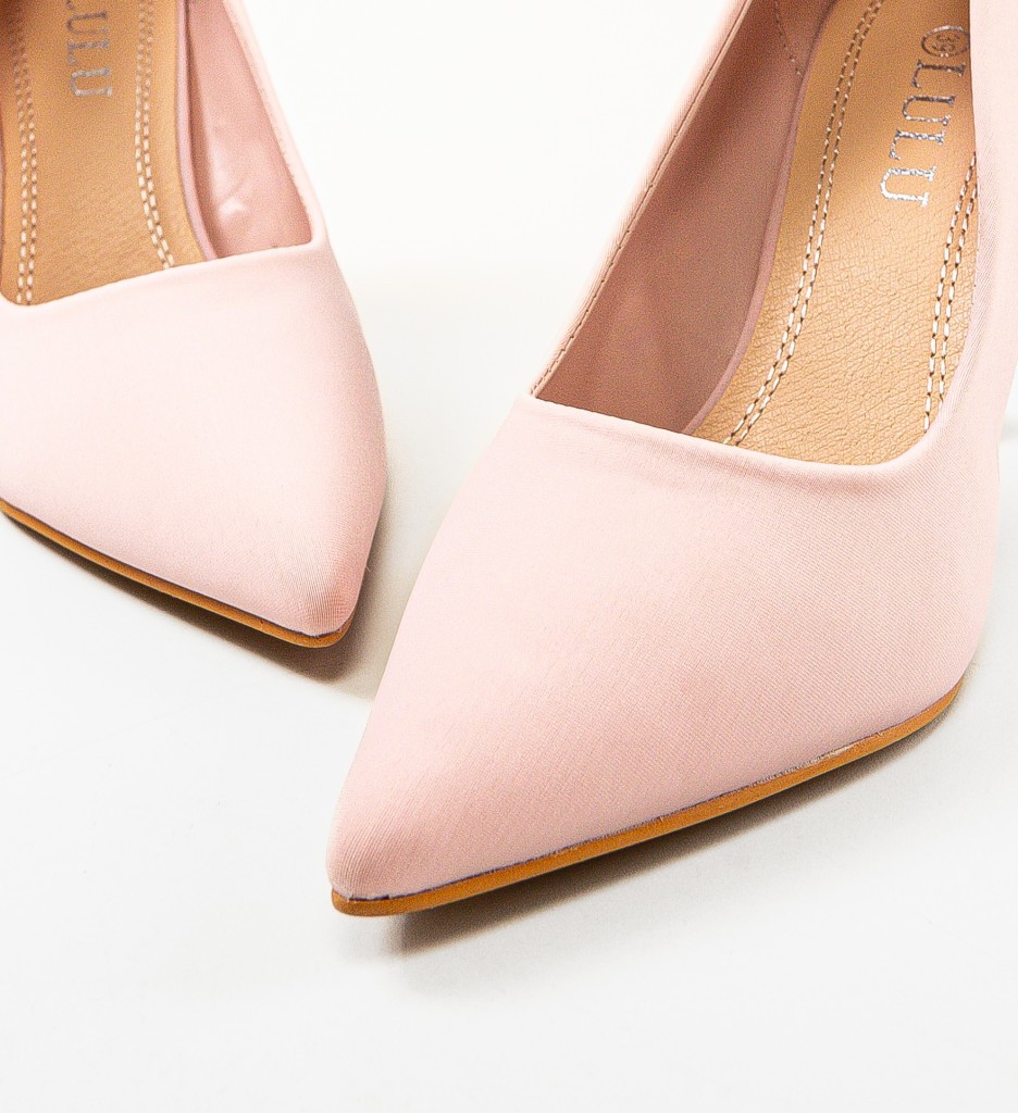 Pantofi Kikora Roz cu Toc - Eleganță și Stil - imagine 5