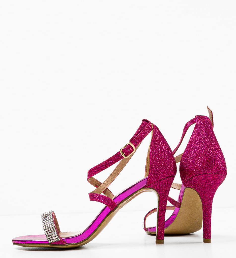 Sandale Toc Ekib Fuchsia - Eleganță și Stil - imagine 6