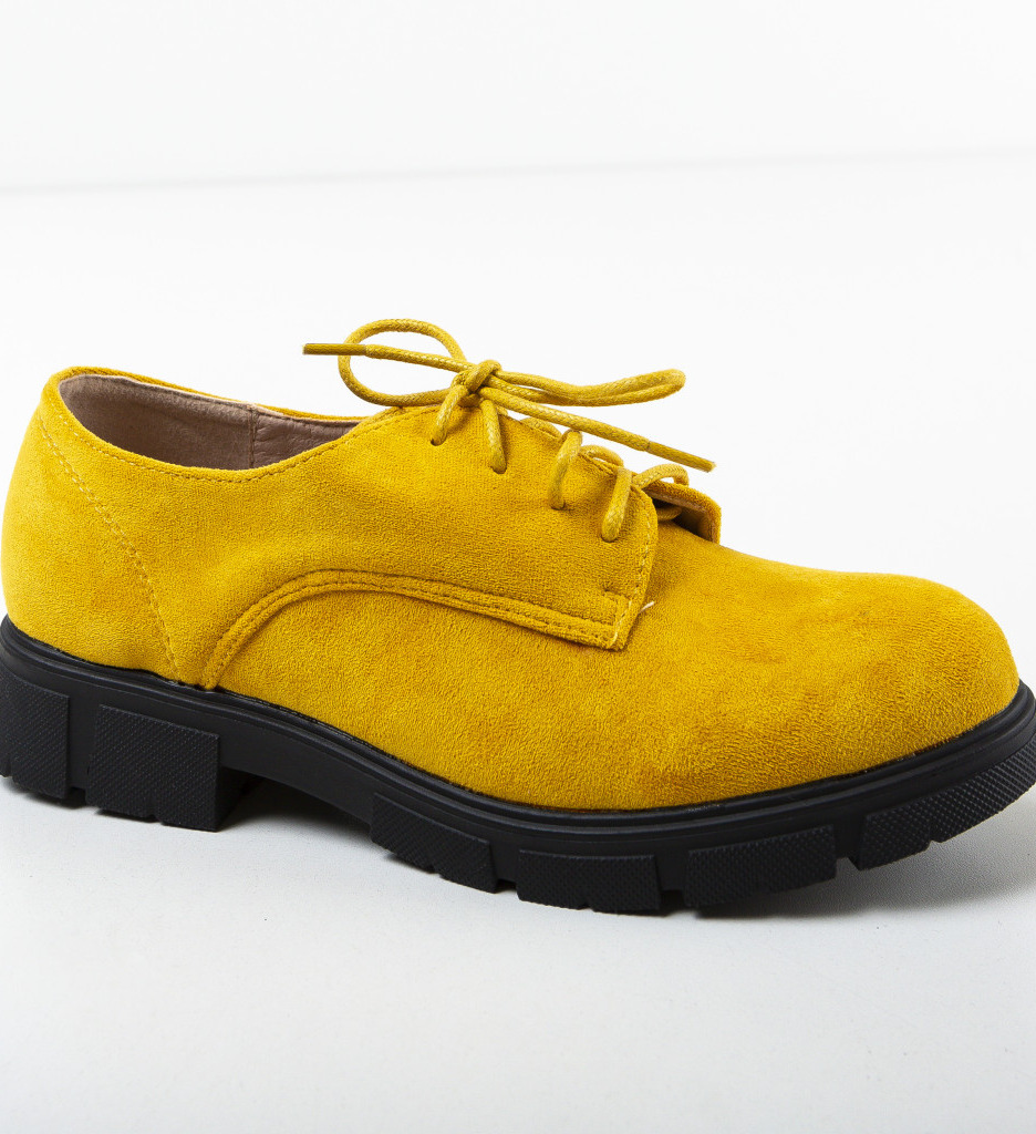 Pantofi Casual Tobi Galbeni - Stil și Confort - imagine 7