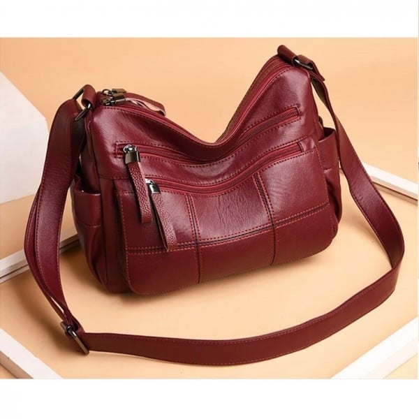 Geanta Dama Disu Simona GT764 Bordo - Practică și Elegantă - imagine 3