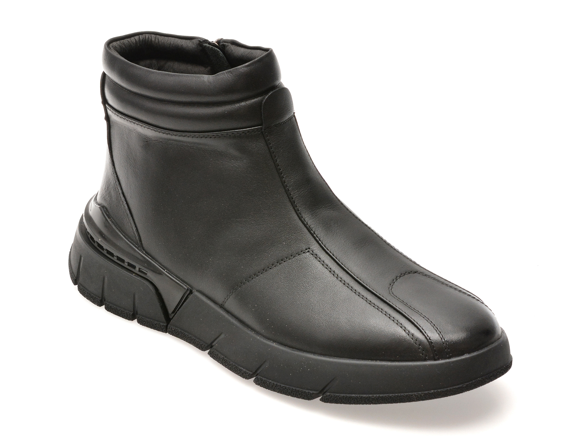 Ghete GRYXX Negre | Piele Naturala