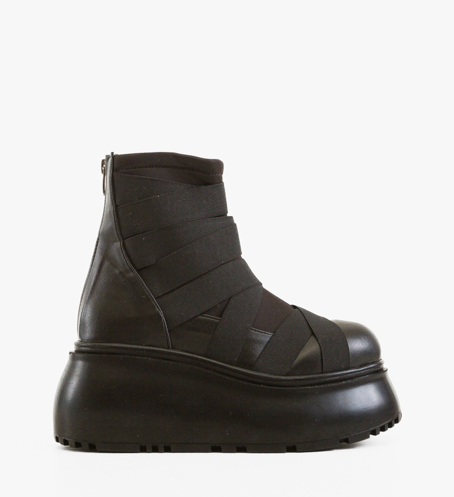 Ghete Dama Lucifer Negre - Stil Urban - imagine 6