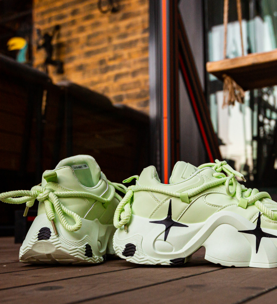 Staruye Sneakers Dama Verzi | Stil Modern - imagine 6